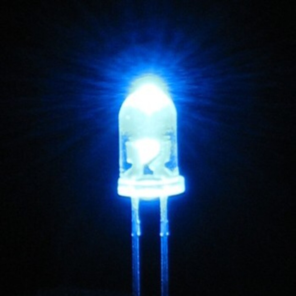 コード付高輝度LED（青色・5mm） [ LK-5BL-C50 ]