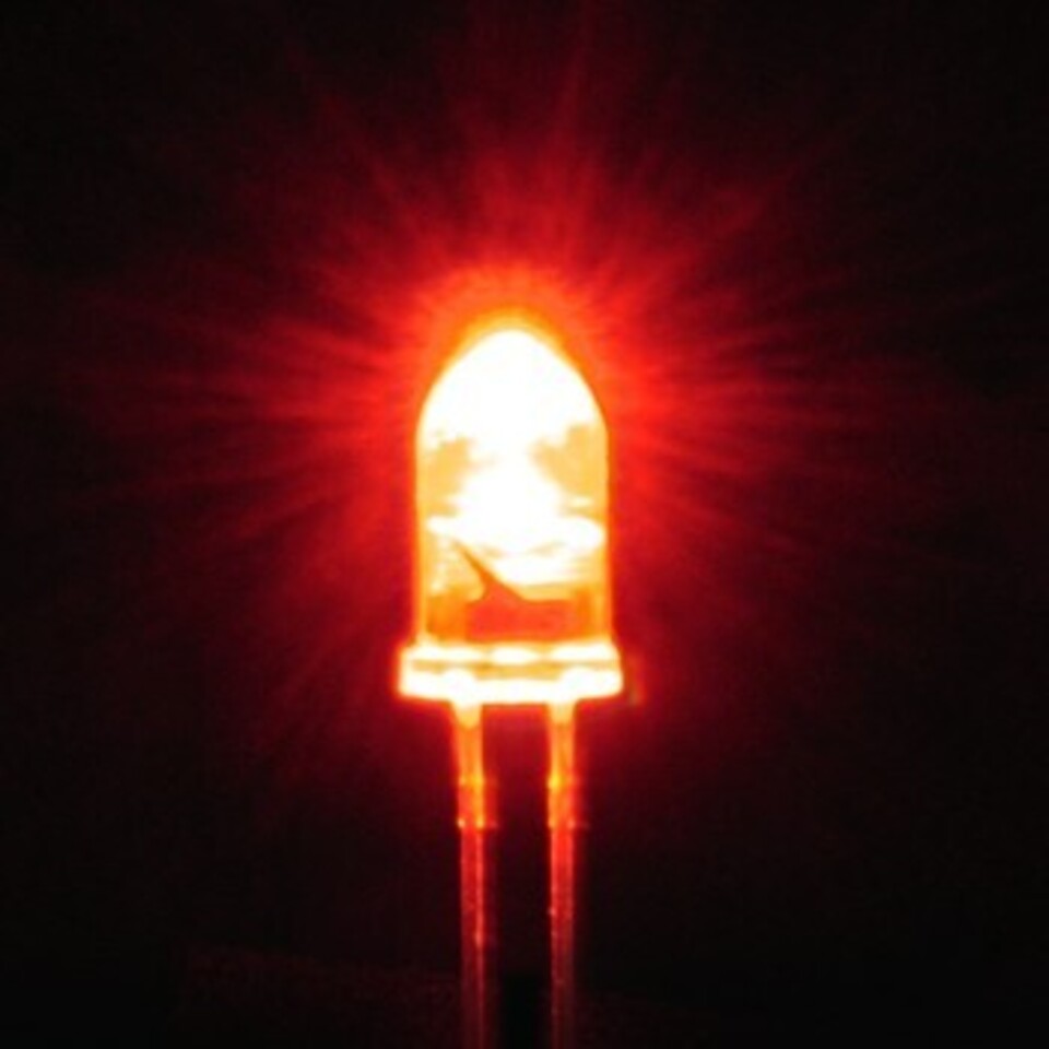コード付高輝度LED（赤色・5mm） [ LK-5RD-C50 ]