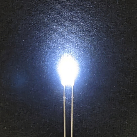 かんたんLEDシリーズ　高輝度LED（白色・3ｍｍ・6個セット） [ AP-L13 ]