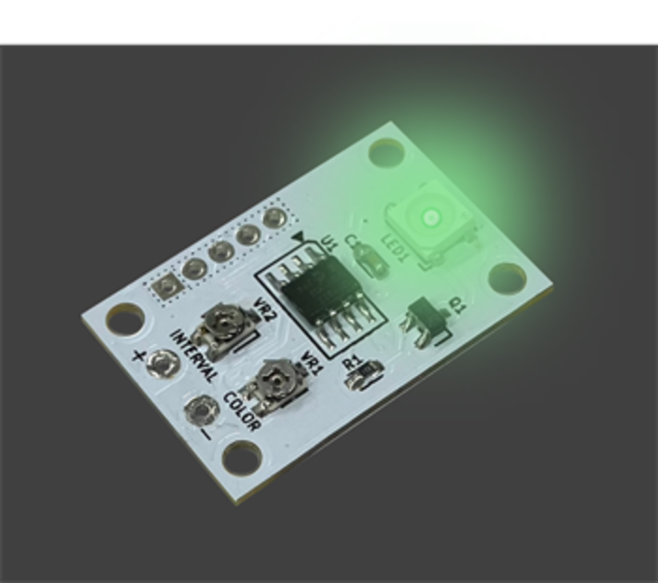 フルカラーチップLED点灯・点滅キット [ LK-ST8 ]｜製品情報 | エレキット