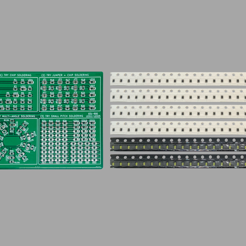 チップ部品145個で練習する基板 [ LK-ST3 ]